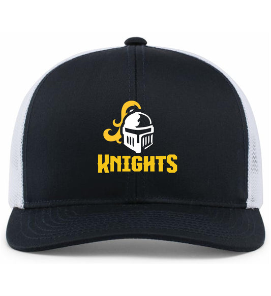 East Oxford Knights Embroidered Hat-Navy White