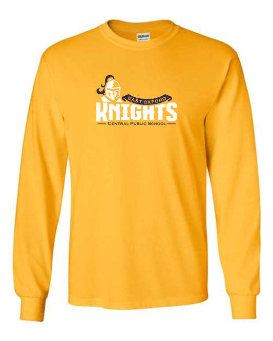 East Oxford Knights Public School Long Sleeve Adult T-shirt
