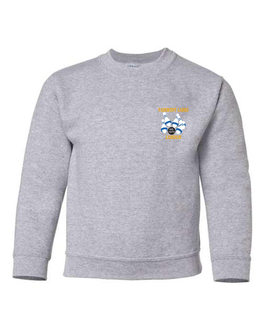 Fairmont Bowling League YOUTH Crew Neck Sweater