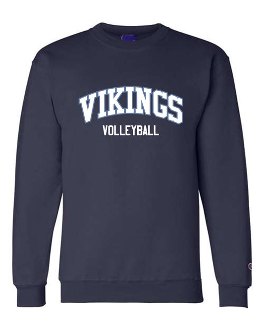 Champion Vikings High School Fleece Crew Neck Sweat Shirt