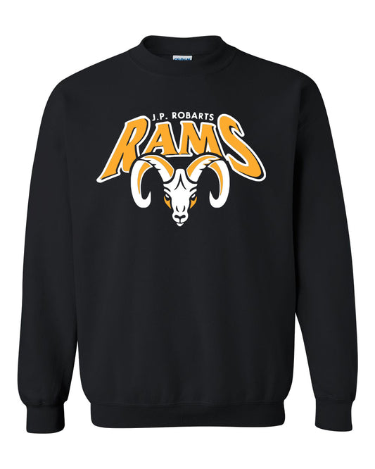 JP Robarts Rams Adult Fleece Crew Neck Sweatshirt