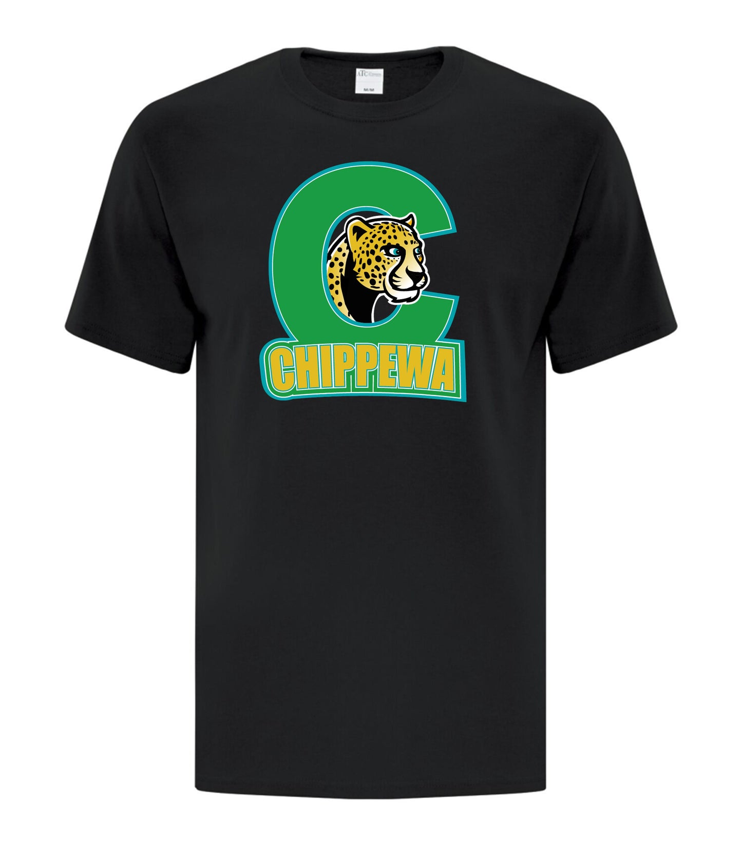 Chippewa Public School Adult Cotton T-Shirt C logo