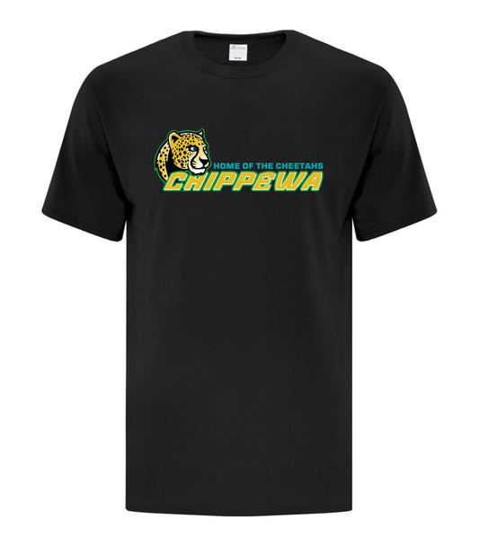 Chippewa Public School Adult Cotton T-Shirt Alternate logo