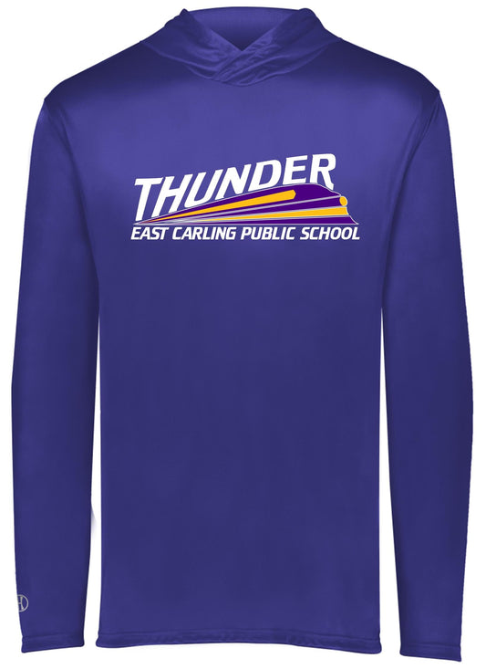 East Carling Thunder Youth Dry Fit Lightweight Hoodie