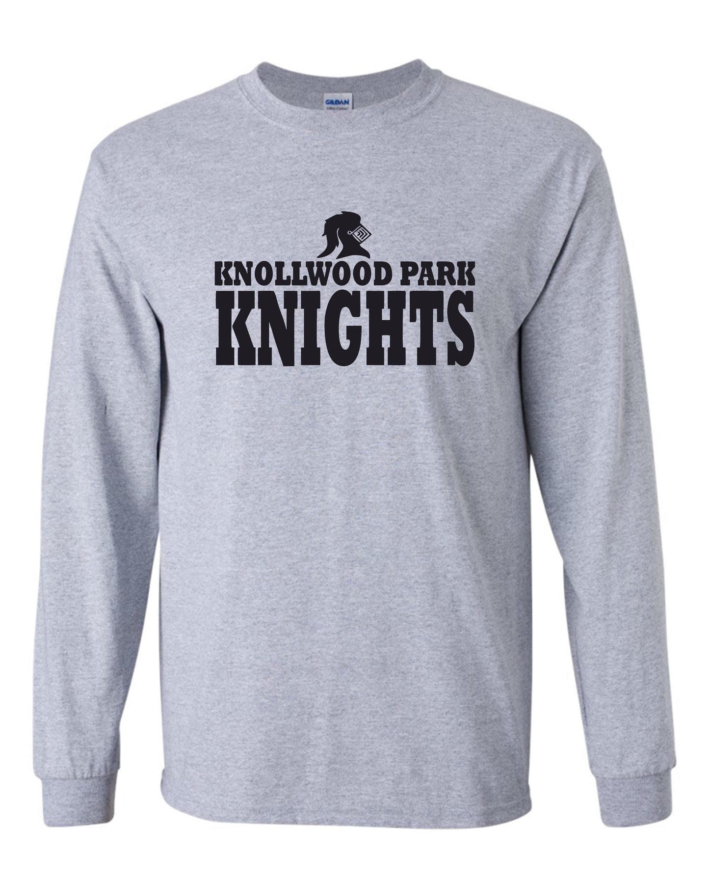 Knollwood Park Spirit Wear Adult Long Sleeve Cotton T-Shirt